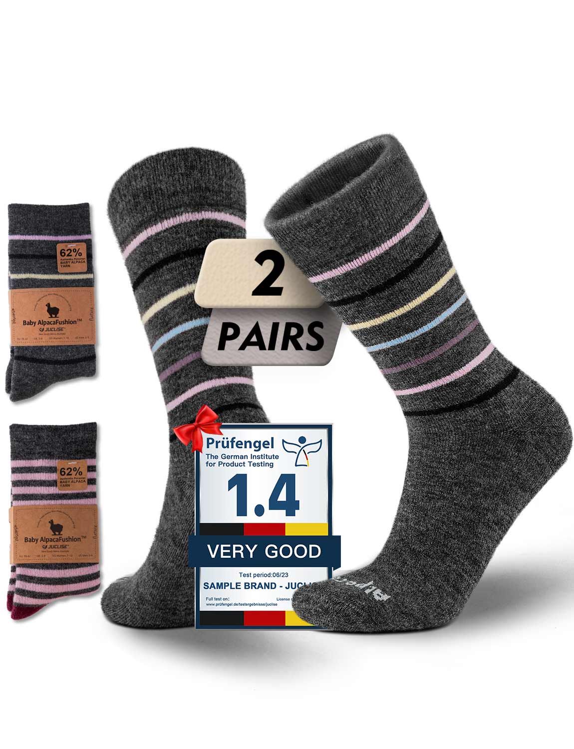 Baby AlpacaFusion™ Crew Socks Winter Ready