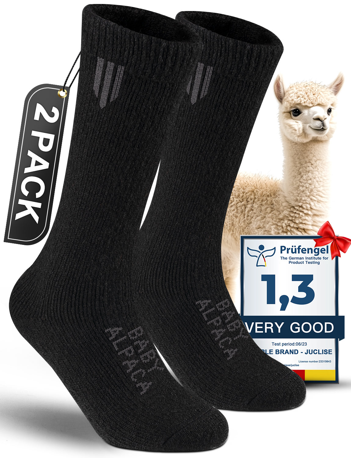 Men's Alpaca Wool Boot Heavyweight Socks