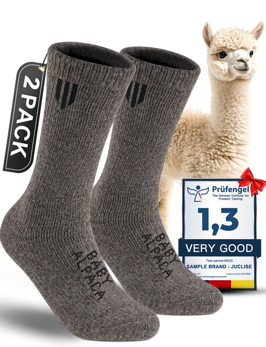 Baby AlpacaFusion™ LiteCompress Thick Crew Socks